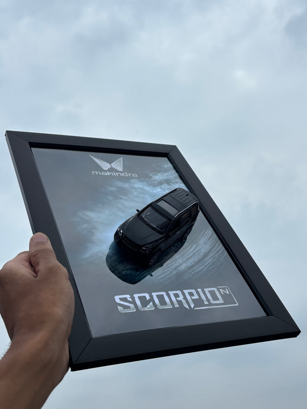 Scorpio N Black 3D Car Frame