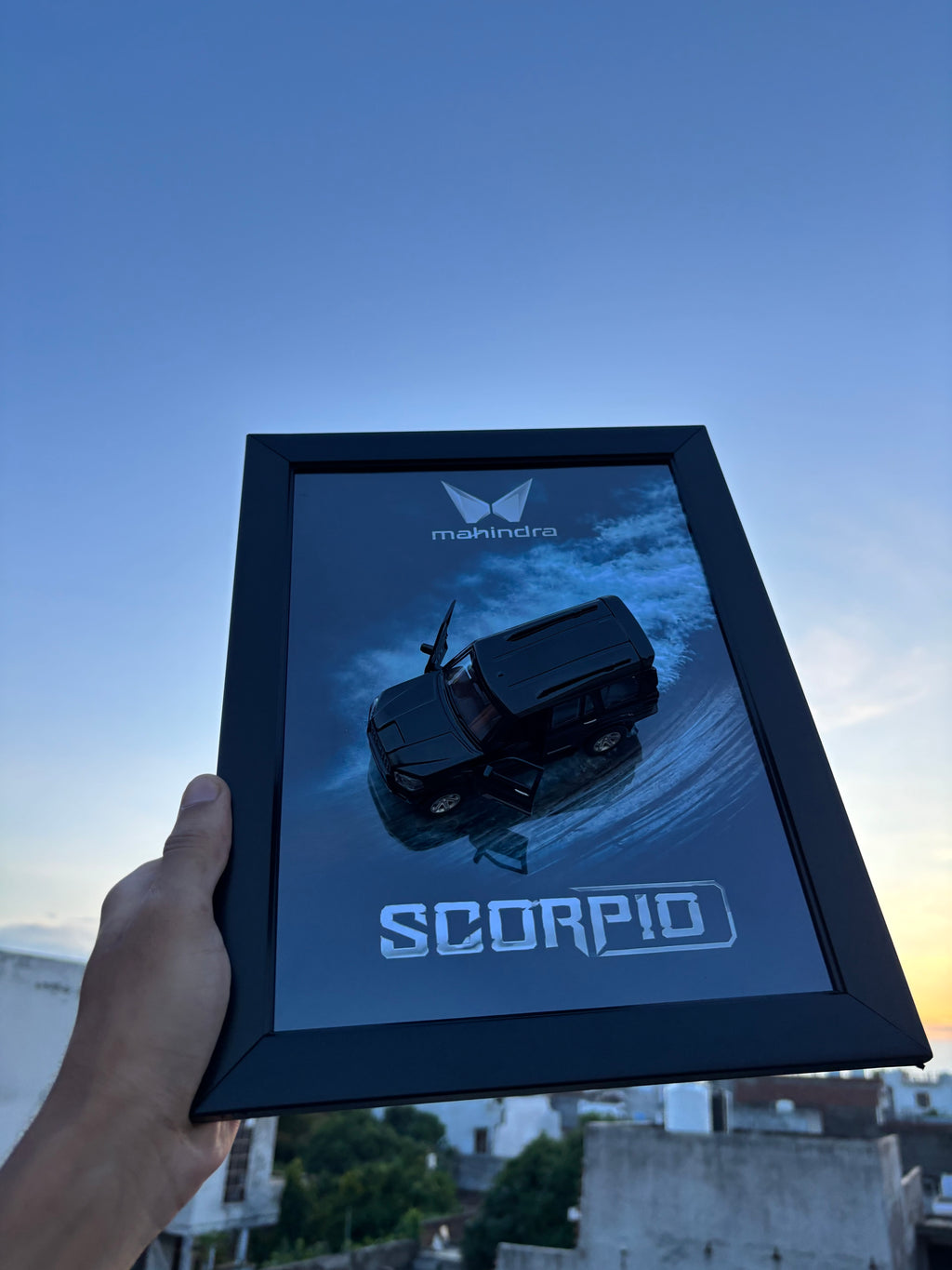 Scorpio Black 3D Car Frame (Copy)