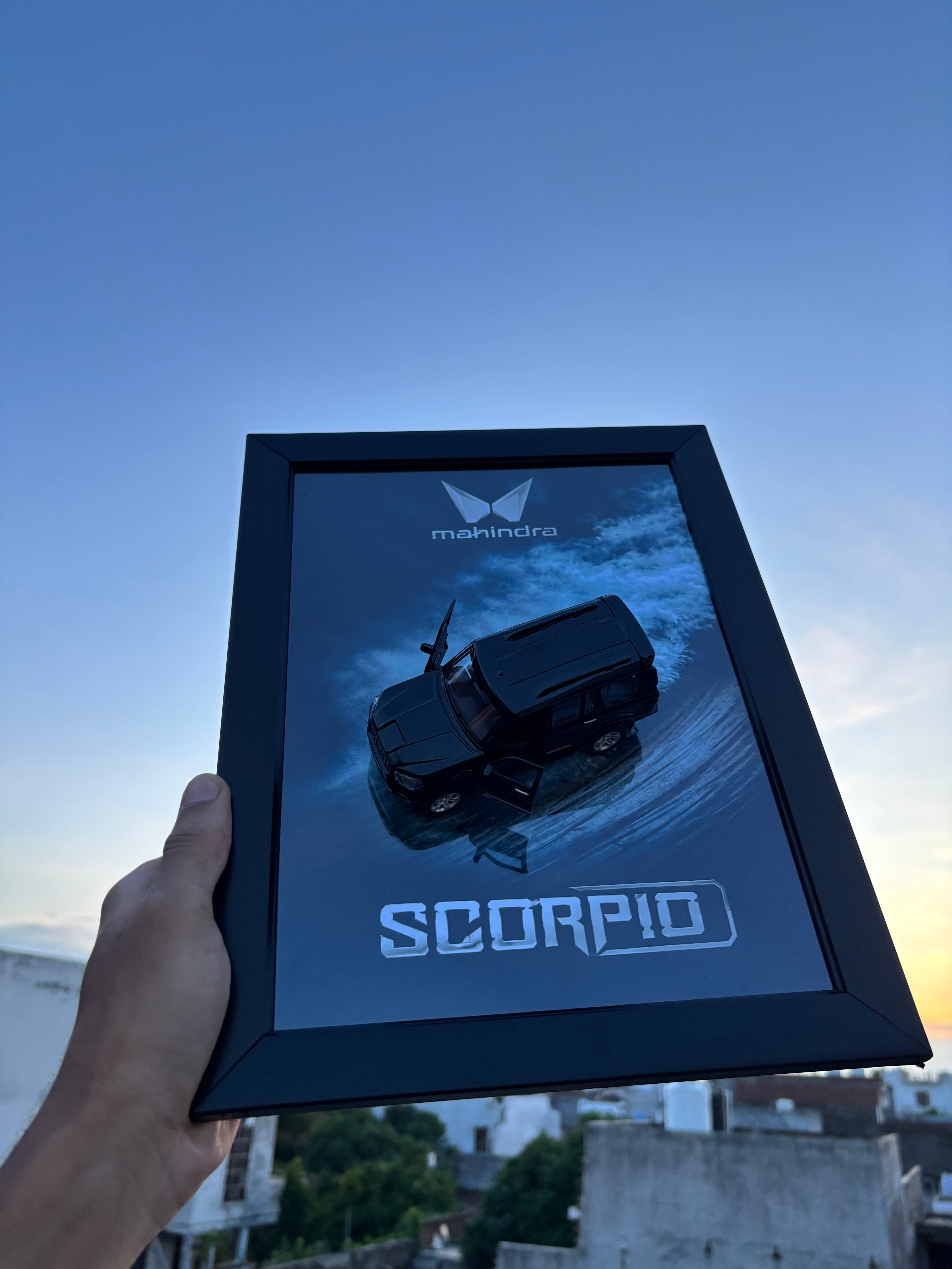 Scorpio Black 3D Car Frame (Copy)