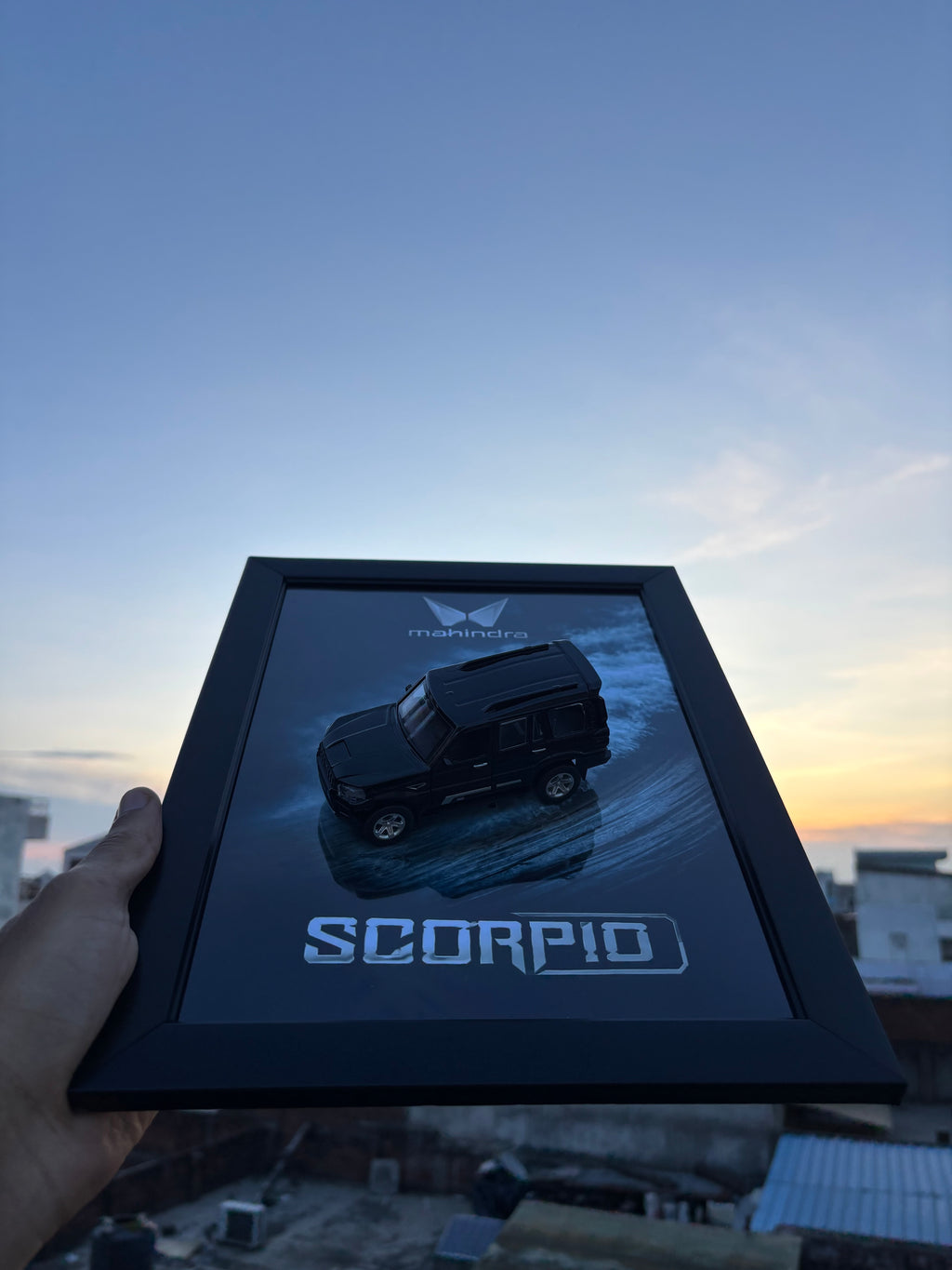 Scorpio Black 3D Car Frame (Copy)