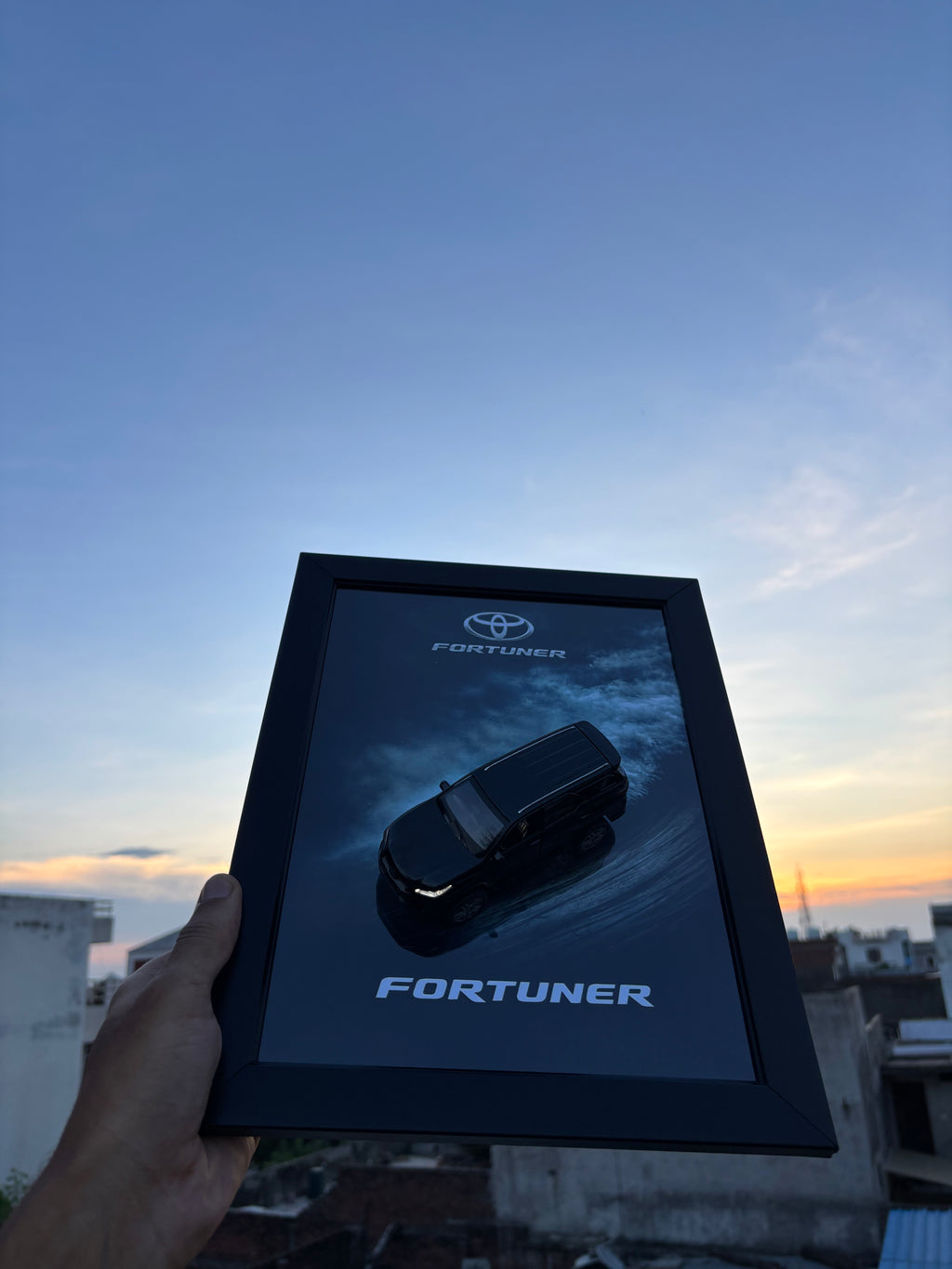 Fortuner Black 3D Car Frame