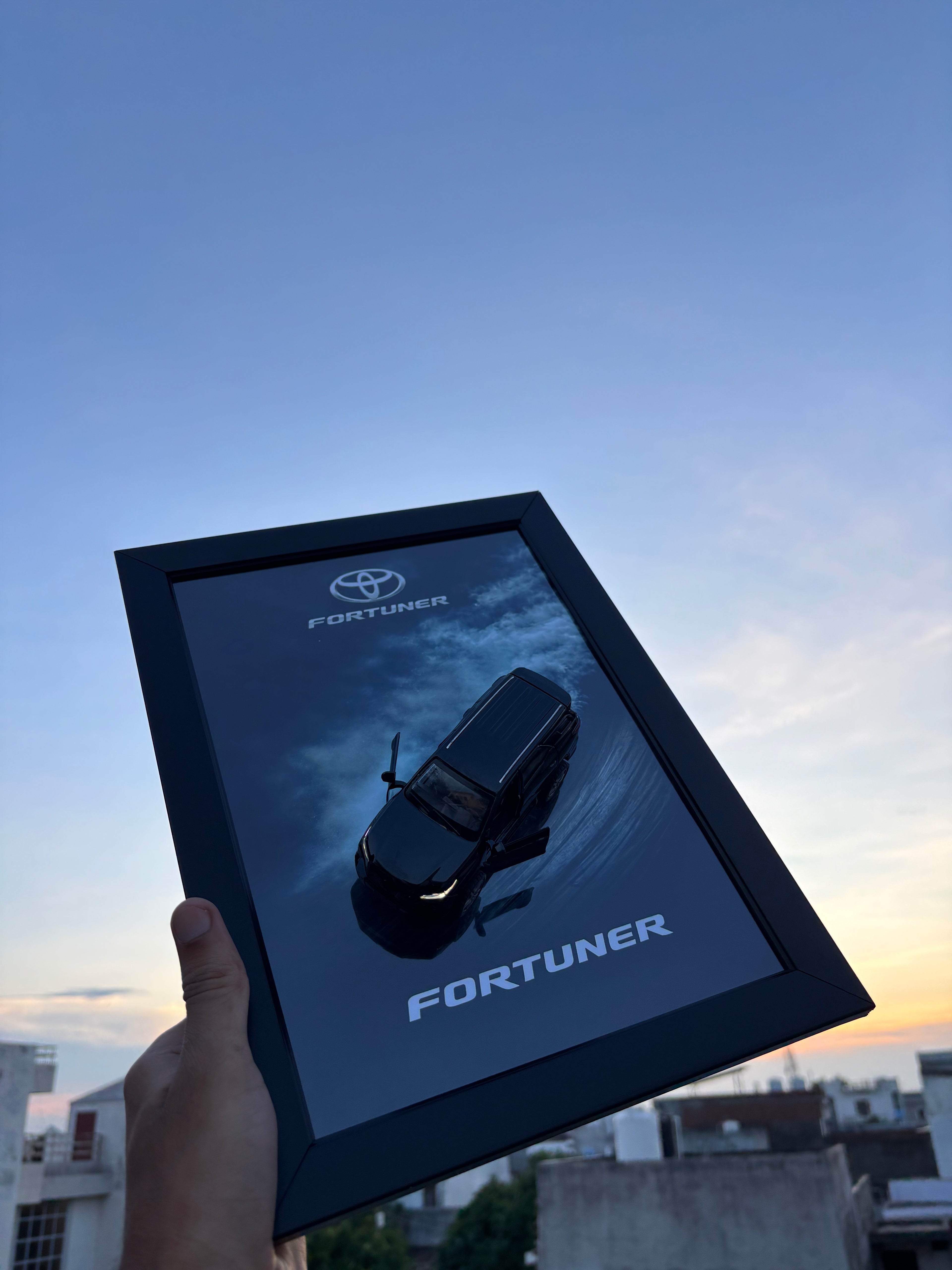 Fortuner Black 3D Car Frame